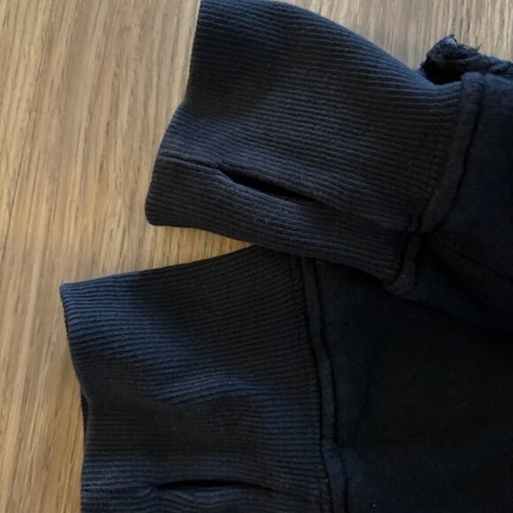 Pam & Gela Womens Sweater Sweatshirt Size Small Black Crochet Grunge Dark Goth - Picture 10 of 15